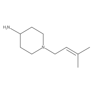 1-(3-Methylbut-2-en-1-yl)piperidin-4-amine Structure