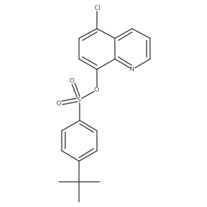 5-Chloro-8-quinolyl 4-(tert-butyl)benzenesulfonate结构式