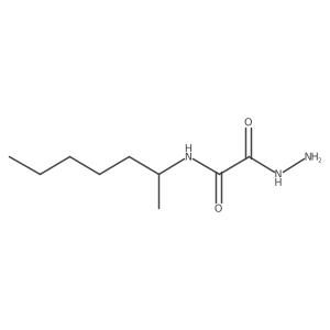 N-(Heptan-2-yl)-2-hydrazineyl-2-oxoacetamide结构式