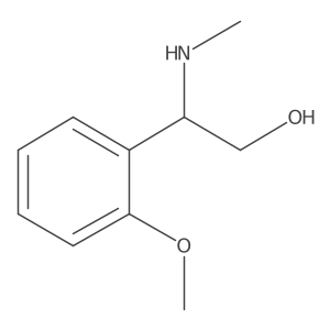 (S)-2-(2-Methoxyphenyl)-2-(methylamino)ethanol Structure
