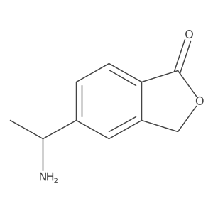 5-[(1S)-1-Aminoethyl]-1,3-dihydro-2-benzofuran-1-one结构式