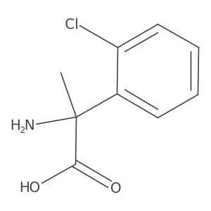 (R)-2-Amino-2-(2-chlorophenyl)propanoic acid结构式