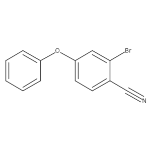 2-Bromo-4-phenoxybenzonitrile结构式