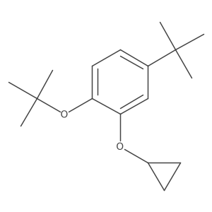 1-Tert-butoxy-4-tert-butyl-2-cyclopropoxybenzene Structure