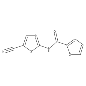 N-(5-cyanothiazol-2-yl)furan-2-carboxamide Structure