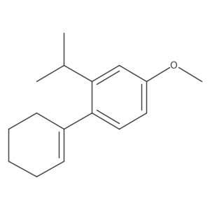 1-Cyclohex-1-enyl-2-isopropyl-4-methoxy-benzene结构式