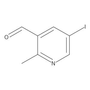 5-Iodo-2-methylnicotinaldehyde结构式