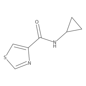 N-cyclopropyl-1,3-thiazole-4-carboxamide Structure