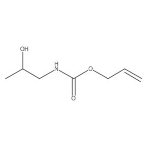 N-(2-hydroxypropyl)carbamic acid 2-propen-1-yl ester结构式