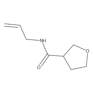 N-(prop-2-en-1-yl)oxolane-3-carboxamide Structure