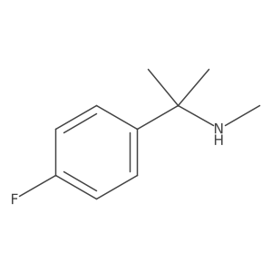 [2-(4-Fluorophenyl)propan-2-yl](methyl)amine Structure