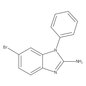 6-Bromo-1-phenyl-1H-benzimidazol-2-amine Structure