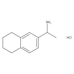 (1S)-1-(5,6,7,8-tetrahydronaphthalen-2-yl)ethan-1-amine hydrochloride Structure