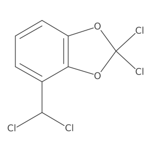 2,2-Dichloro-4-dichloromethyl-1,3-benzodioxole Structure