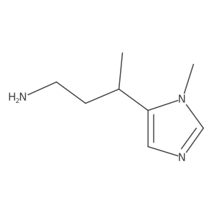 3-(1-methyl-1H-imidazol-5-yl)butan-1-amine Structure