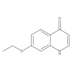 7-Ethoxyquinolin-4-ol结构式