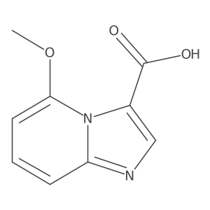 5-Methoxyimidazo[1,2-a]pyridine-3-carboxylic acid结构式
