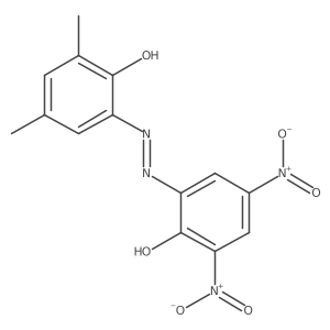 Phenol, 2-[(2-hydroxy-3,5-dimethylphenyl)azo]-4,6-dinitro- Structure