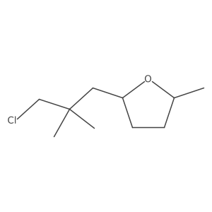2-(3-Chloro-2,2-dimethylpropyl)-5-methyloxolane结构式