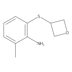 2-Methyl-6-(oxetan-3-ylthio)aniline Structure