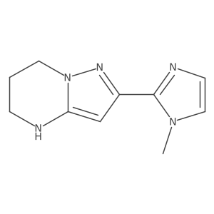1-methyl-2-{4H,5H,6H,7H-pyrazolo[1,5-a]pyrimidin-2-yl}-1H-imidazole Structure