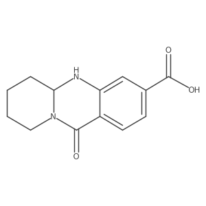 11-Oxo-5a,6,7,8,9,11-hexahydro-5H-pyrido[2,1-b]quinazoline-3-carboxylic acid Structure