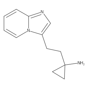 1-(2-{Imidazo[1,2-a]pyridin-3-yl}ethyl)cyclopropan-1-amine Structure