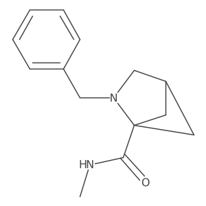 2-benzyl-N-methyl-2-azabicyclo[2.1.1]hexane-1-carboxamide Structure