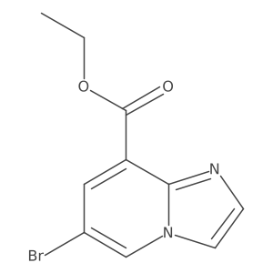 Ethyl 6-bromoimidazo[1,2-a]pyridine-8-carboxylate Structure