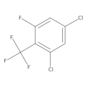 1,5-dichloro-3-fluoro-2-(trifluoromethyl)benzene结构式