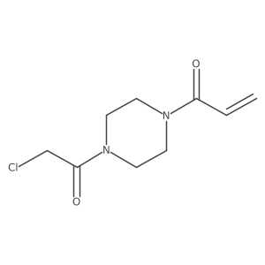 1-(4-(2-Chloroacetyl)piperazin-1-yl)prop-2-en-1-one Structure
