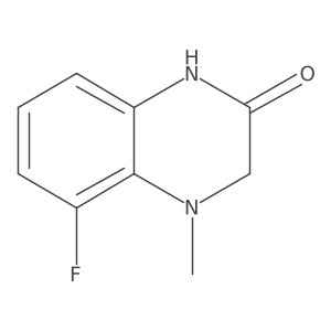 5-Fluoro-4-methyl-3,4-dihydroquinoxalin-2(1H)-one结构式