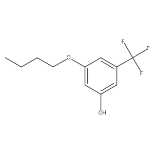 3-Butoxy-5-(trifluoromethyl)phenol Structure