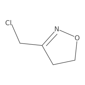 3-(Chloromethyl)-4,5-dihydro-1,2-oxazole结构式
