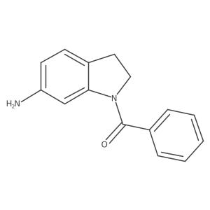 1-benzoyl-2,3-dihydro-1H-indol-6-amine Structure