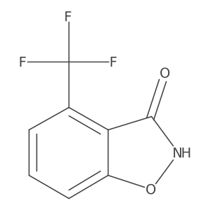 4-(Trifluoromethyl)-1,2-benzoxazol-3-ol结构式