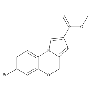 Methyl 7-bromo-4H-benzo[b]imidazo[1,2-d][1,4]oxazine-2-carboxylate结构式