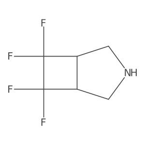 6,6,7,7-Tetrafluoro-3-azabicyclo[3.2.0]heptane Structure
