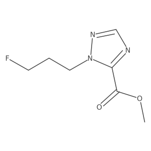 methyl 1-(3-fluoropropyl)-1H-1,2,4-triazole-5-carboxylate Structure