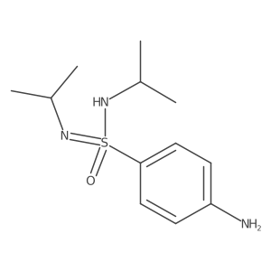 4-amino-N,N-bis(propan-2-yl)benzene-1-sulfonoimidamide结构式