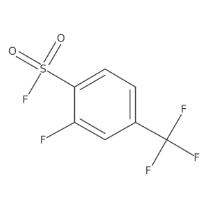 2-Fluoro-4-(trifluoromethyl)benzene-1-sulfonyl fluoride Structure