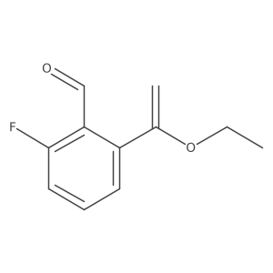 2-(1-Ethoxyethenyl)-6-fluorobenzaldehyde结构式