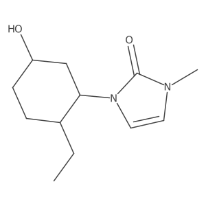 1-(2-ethyl-5-hydroxycyclohexyl)-3-methyl-2,3-dihydro-1H-imidazol-2-one Structure