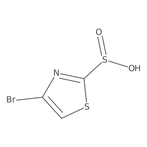 4-Bromothiazole-2-sulfinicacid Structure