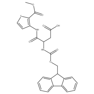 3-({[(9H-fluoren-9-yl)methoxy]carbonyl}amino)-3-{[2-(methoxycarbonyl)thiophen-3-yl]carbamoyl}propanoic acid Structure