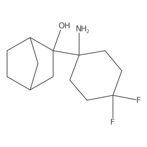 2-(1-Amino-4,4-difluorocyclohexyl)bicyclo[2.2.1]heptan-2-ol Structure