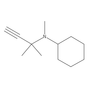 N-methyl-N-(2-methylbut-3-yn-2-yl)cyclohexanamine Structure