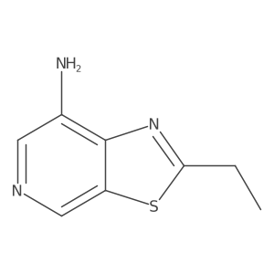2-Ethyl-[1,3]thiazolo[5,4-c]pyridin-7-amine结构式