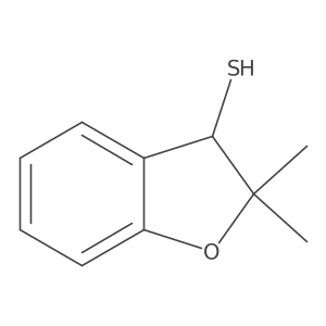 2,2-Dimethyl-2,3-dihydro-1-benzofuran-3-thiol Structure
