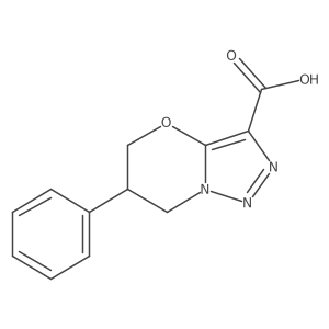 6-Phenyl-6,7-dihydro-5h-[1,2,3]triazolo[5,1-b][1,3]oxazine-3-carboxylic acid Structure